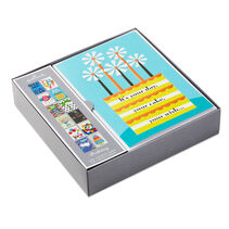 Box of assorted birthday cards