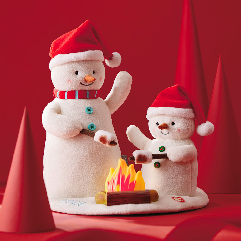 $34.99 Roasting Marshmallows Snowmen with purchase of 3 Hallmark cards